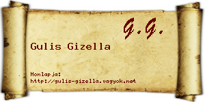 Gulis Gizella névjegykártya